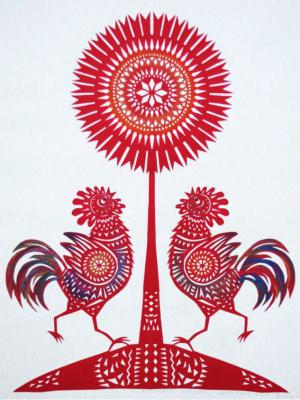 Писанкові півні