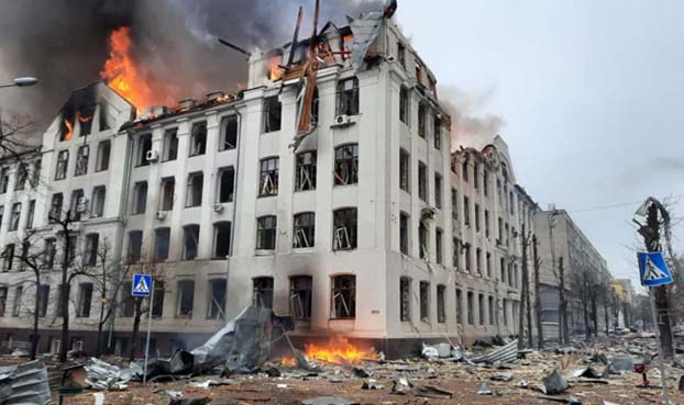 Знищені росіянами корпуси університету // https://www.google.com/search 