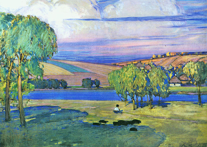 Краєвид Полтавщини, 1921 // https://esu.com.ua/article-1645