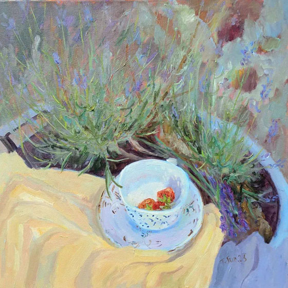 Lavanda's mood, оil on the canvas, 2022 Lavanda's mood, оil on the canvas, 2022
